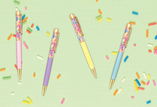 Confetti Pens, Set of 4