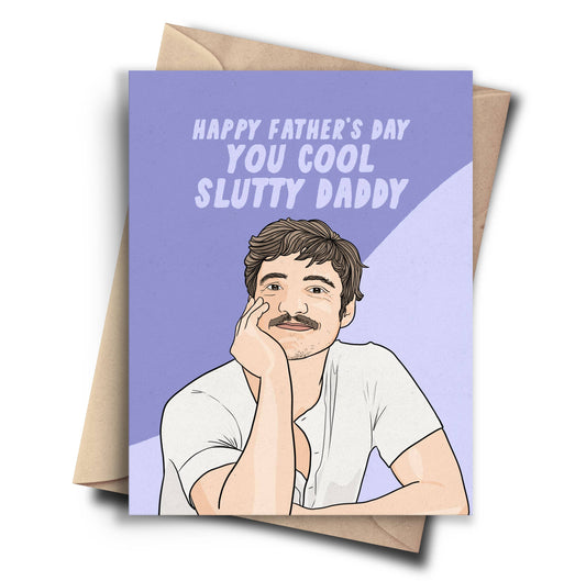 Pedro Pascal Fathers Day Greeting Card