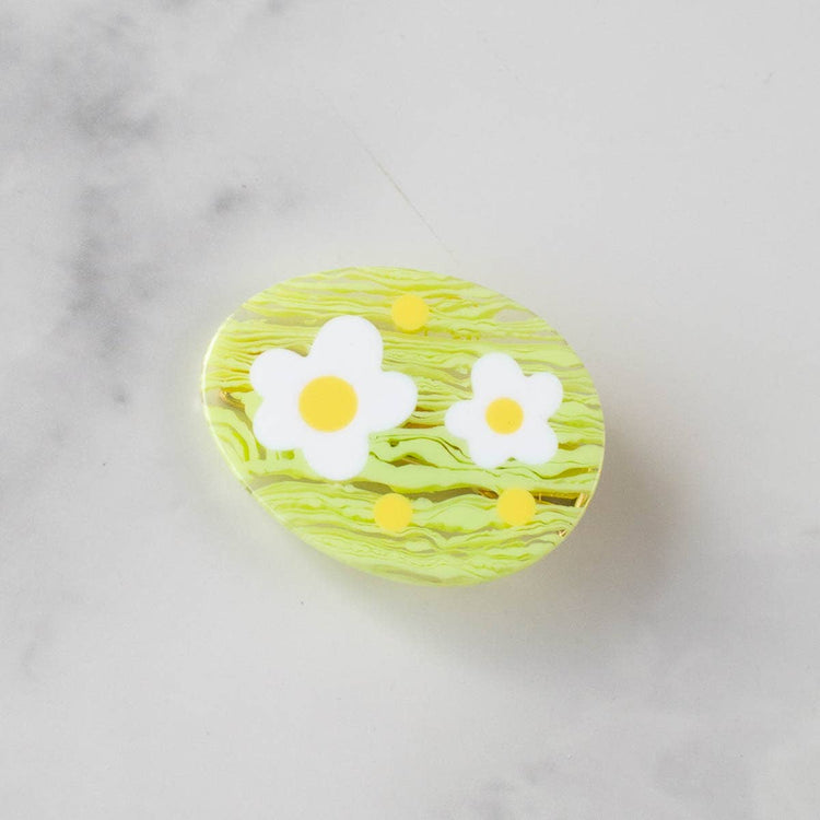 SALE - Oval Clouds Hair Clip