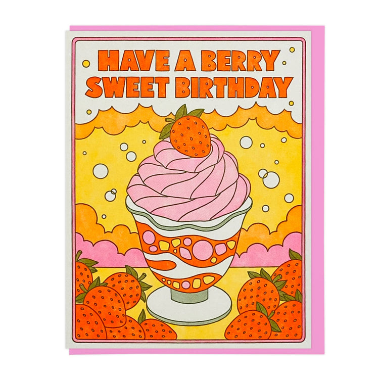 Berry Sweet Birthday Greeting Card