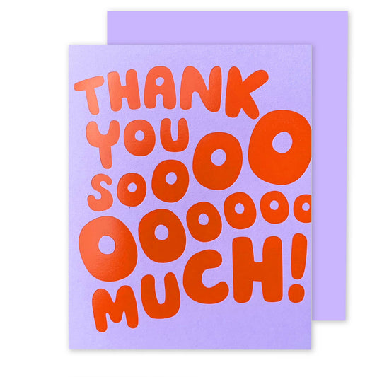 Thank You Sooo Much Thank You Greeting Card, Boxed Set