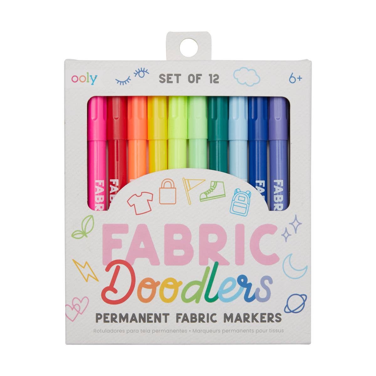 Ooly Pastel Hues Markers (Set of 12)