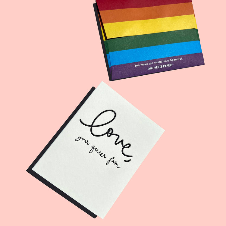 Love, Your Queer Fam Pride Greeting Card