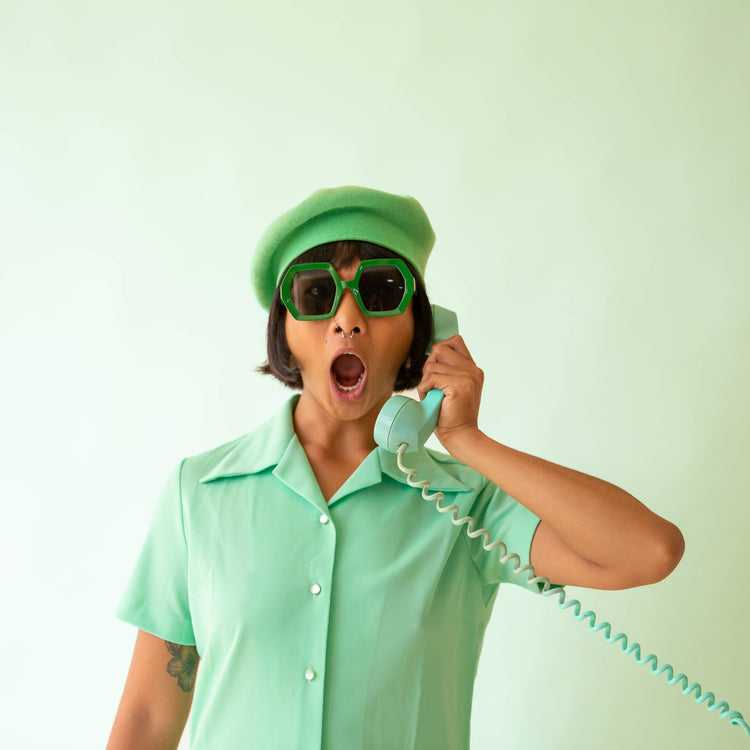 Emerald Iris Sunglasses