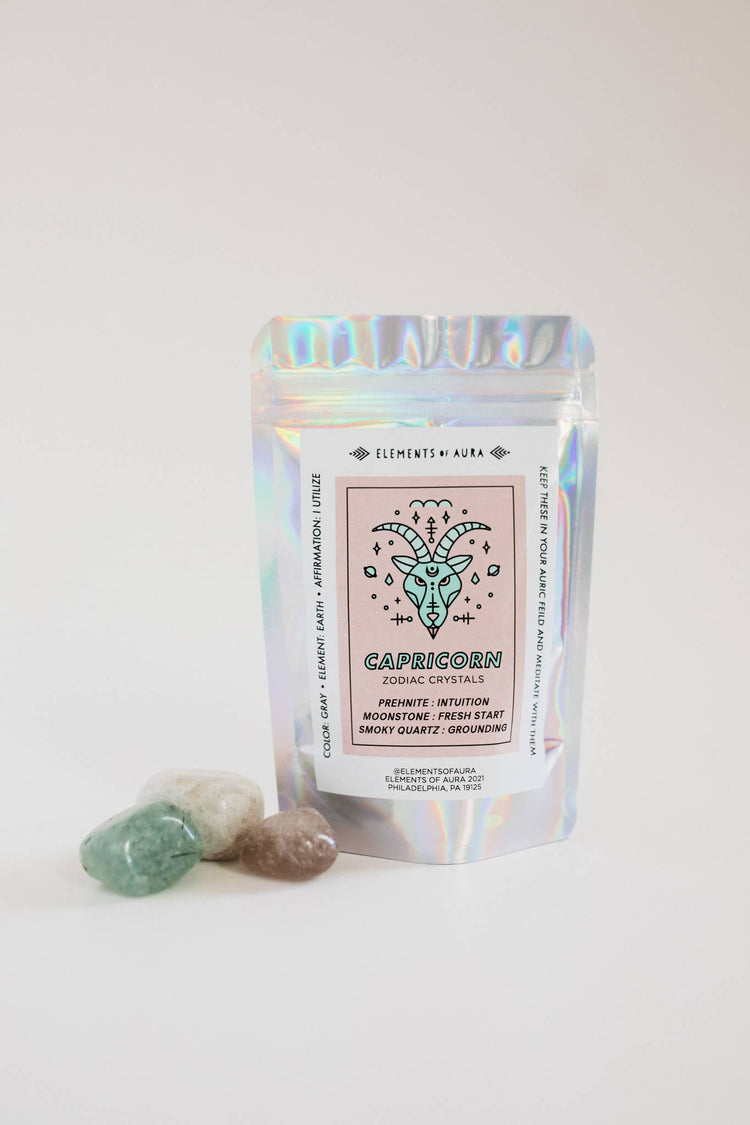 Capricorn Zodiac Crystal Set