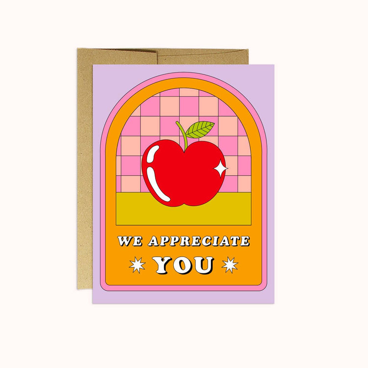 We Appreciate You Teacher Greeting Card