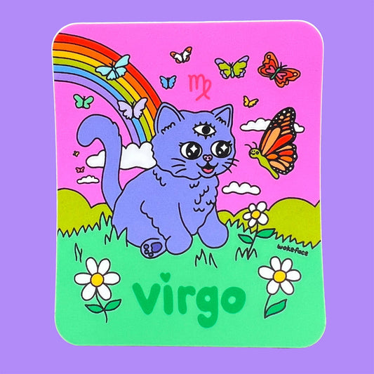 Virgo Zodiac Sticker