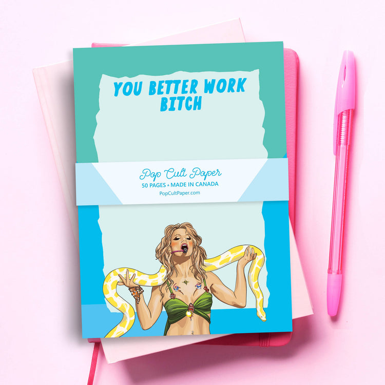 Britney Spears Funny To Do List Notepad