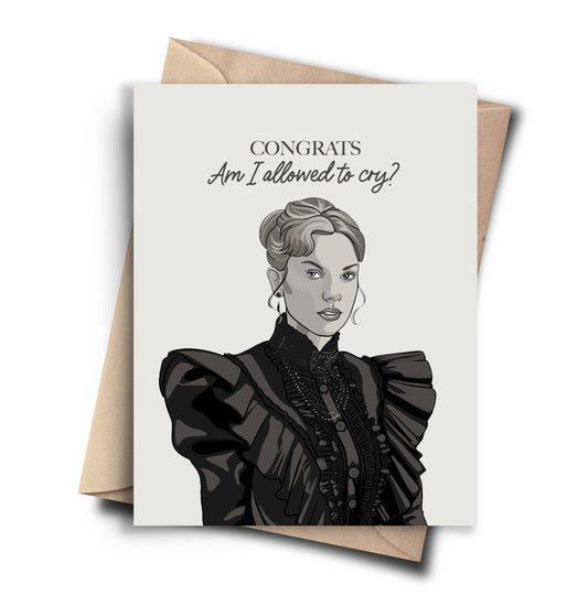 Congratulations Taylor Swift Wedding Card