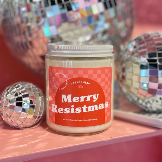 Merry Resistmas Holiday Soy Candle