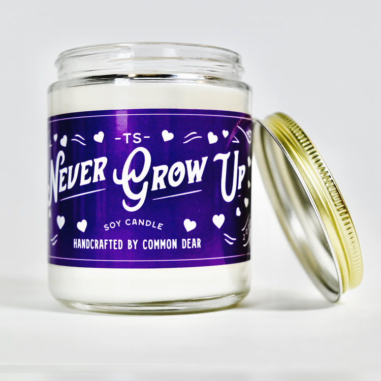 Never Grow Up TS Soy Candle