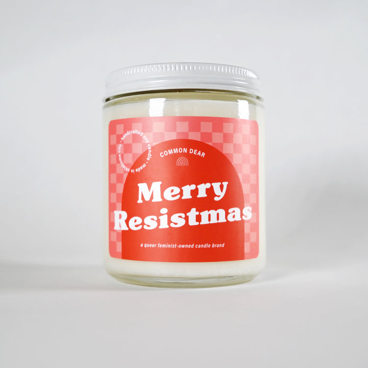 Merry Resistmas Holiday Soy Candle