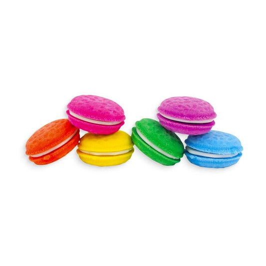 Macaron Scented Erasers, Set of 6