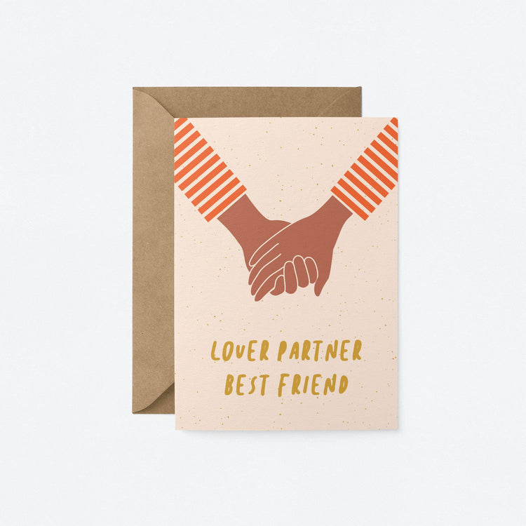 Lover Partner Best Friend Greeting Card