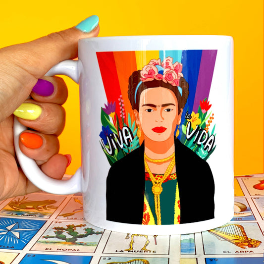 Frida Kahlo Viva La Vida Coffee Mug