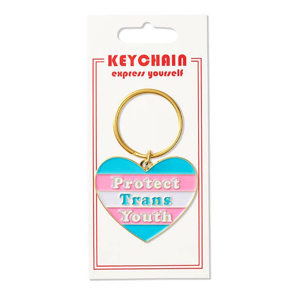 Protect Trans Youth Keychain