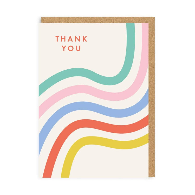 Thank You Stripes  Greeting Card