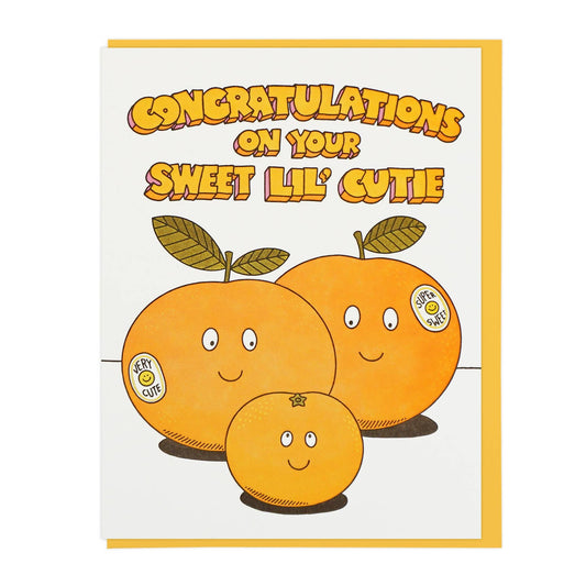 Congratulations On Your Sweet Lil' Cutie Greeting Card