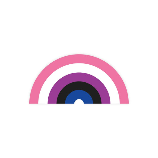 Genderfluid Pride Rainbow Sticker