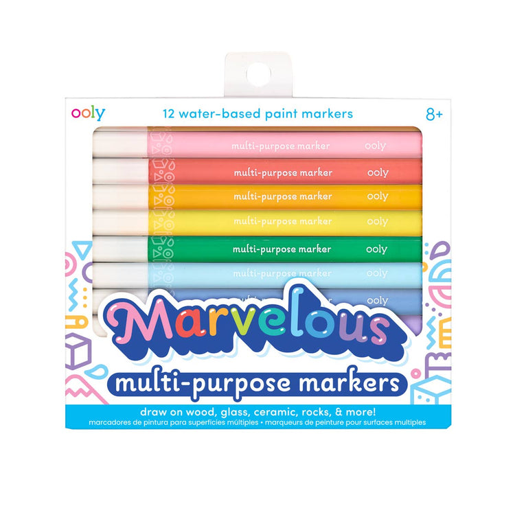 Marvelous Mutli Purpose Paint Marker, Set of 12