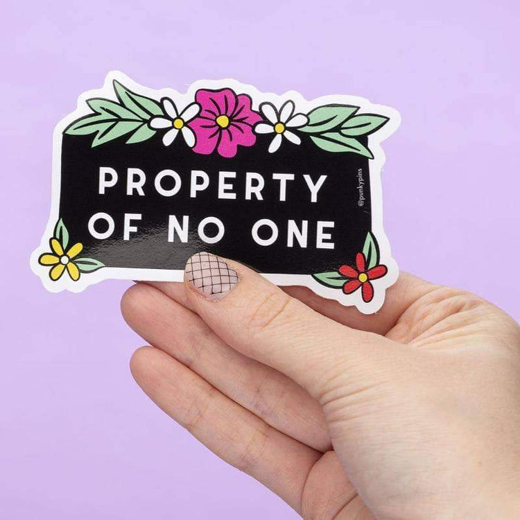 Property of No One Sticker