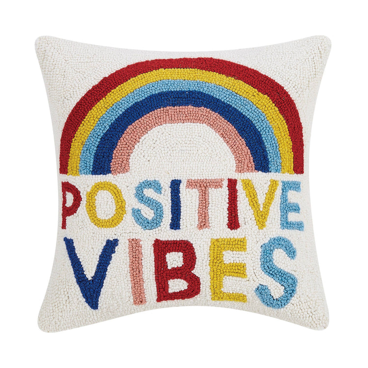 Positive Vibes Hook Pillow