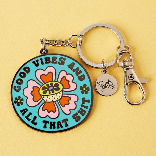 Good Vibes & All That Shit Keychain