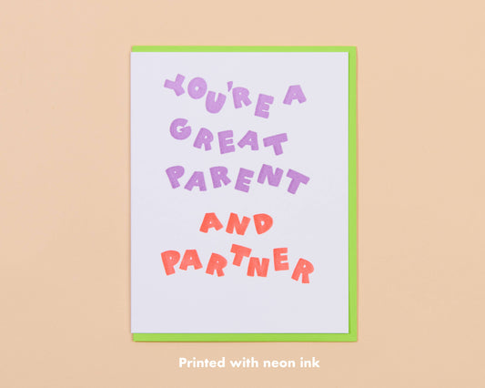 Parent and Partner Greeting Card