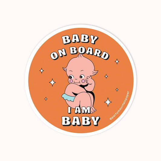 Baby On Board Bumper Sticker
