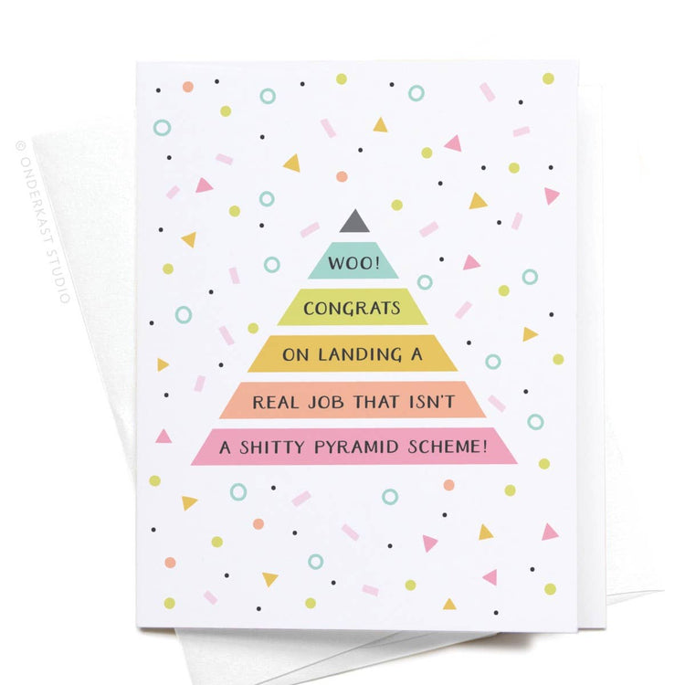 Pyramid Scheme Greeting Card