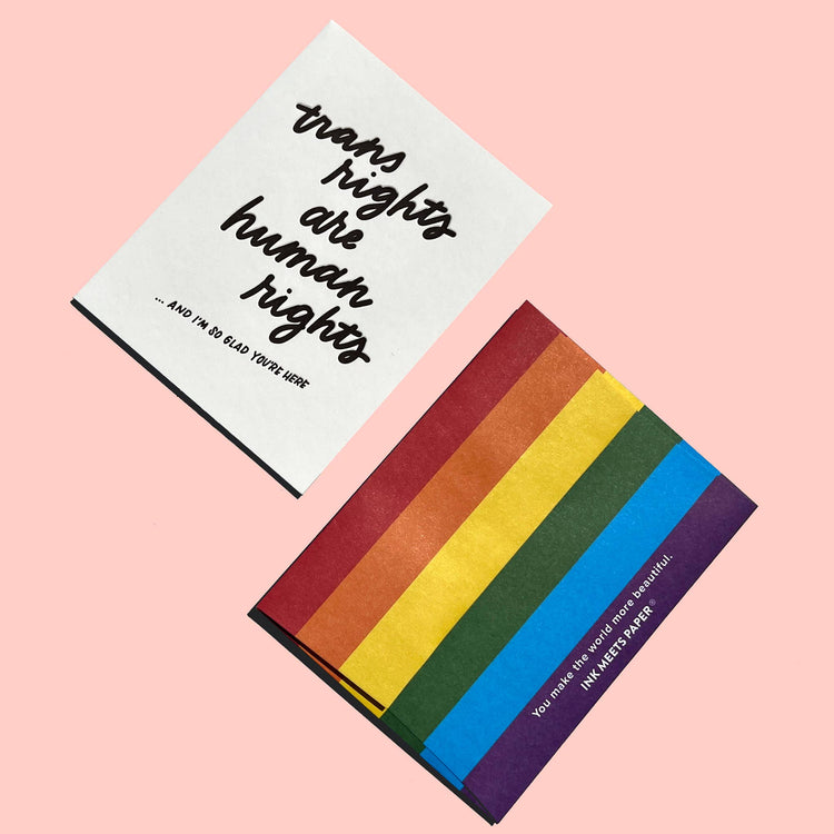 Trans Rights Pride Greeting Card
