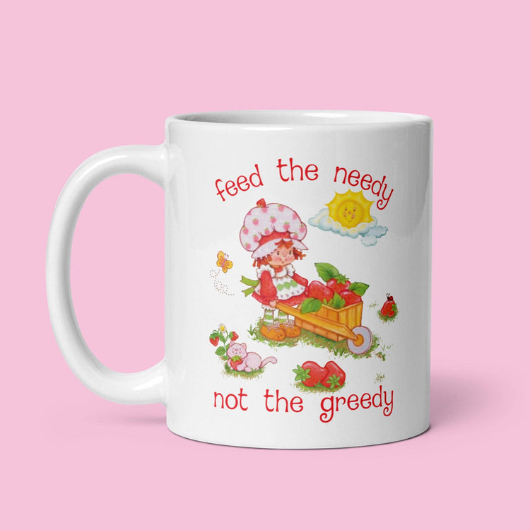 Strawberry Short Supply Feed The Needy Coffee Mug