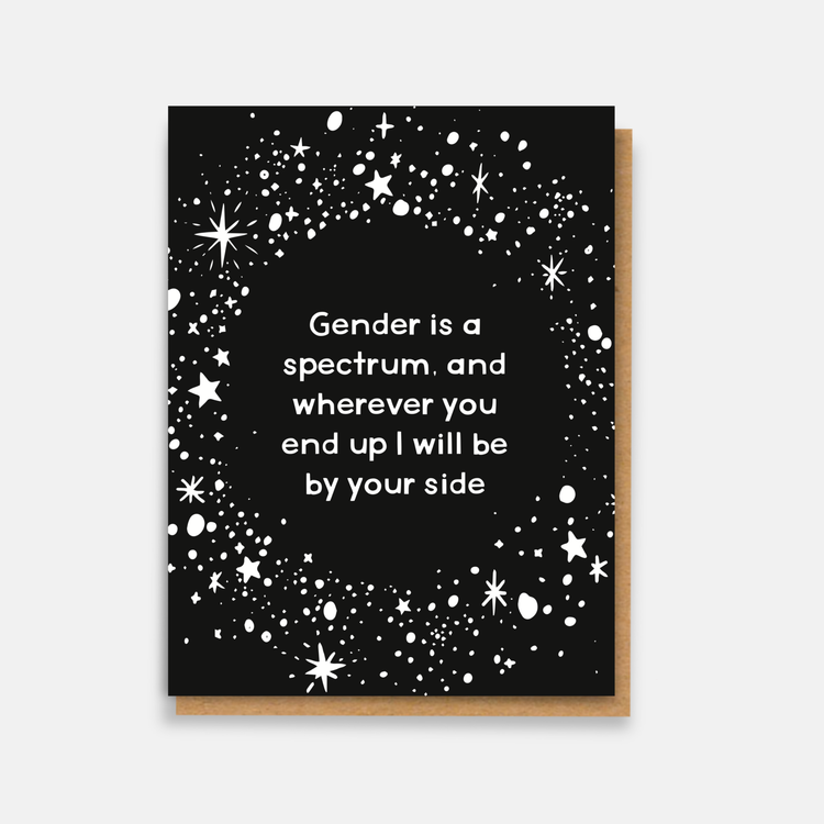 Genderqueer Trans LGBTQ Coming Out Greeting Card
