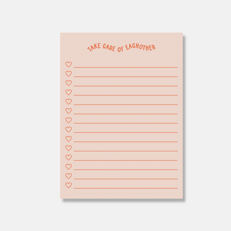 Take Care of Eachother Notepad