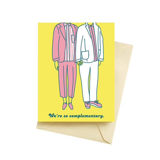 SALE - Complementary Love Greeting Card