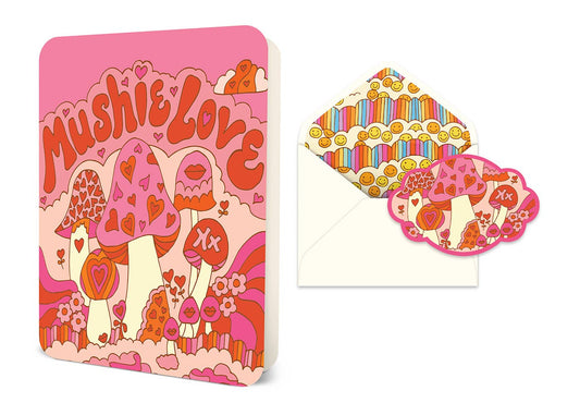Mushie Love Deluxe Greeting Card