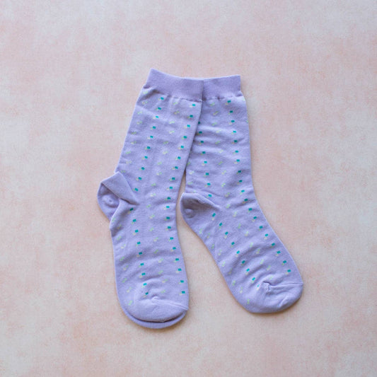 Lilac Neo Solid Socks