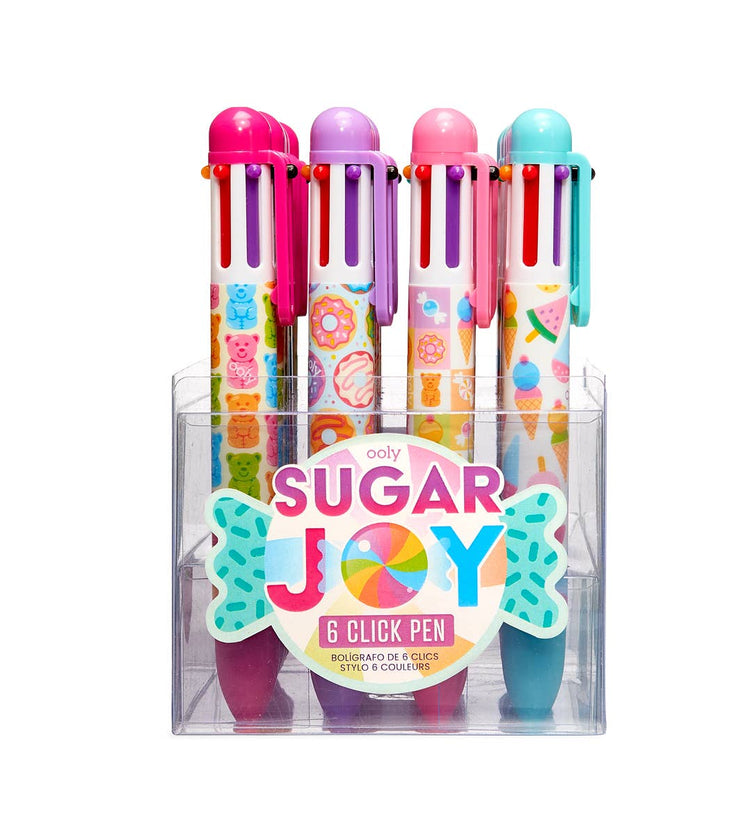 Sugar Joy Color Click Pens, Assorted Styles