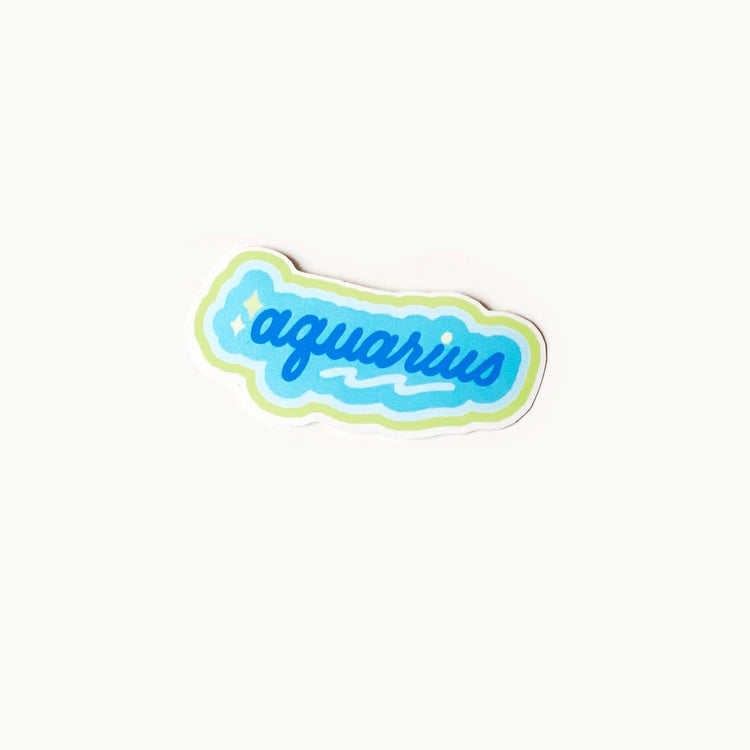 Aquarius Clear Sticker