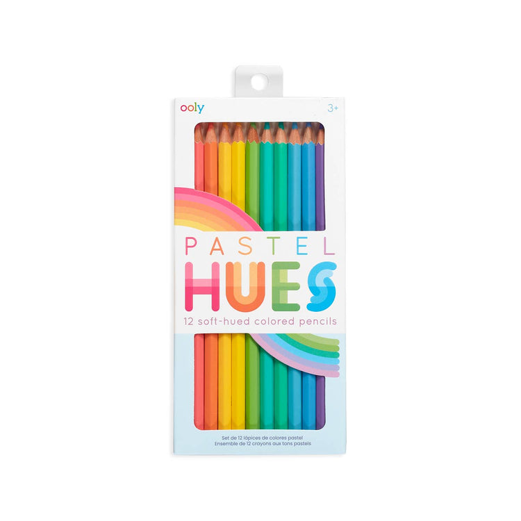 Pastel Hues Colored Pencils, Set of 12