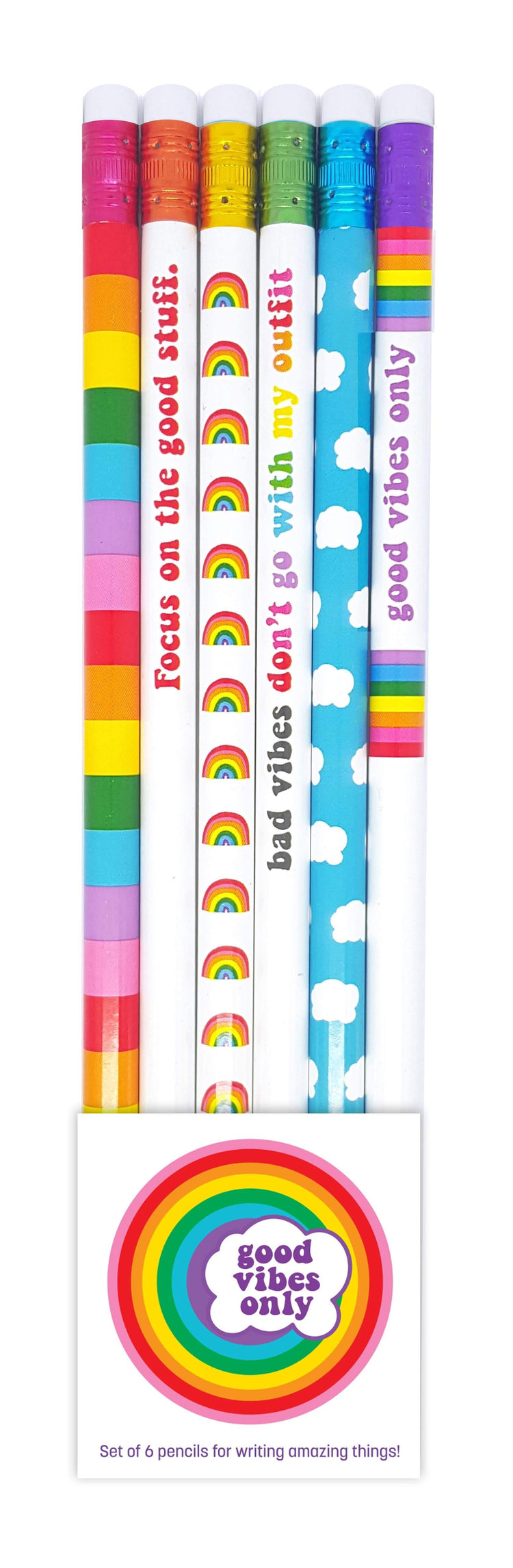 Good Vibes Only Pencil Set - Common Dear