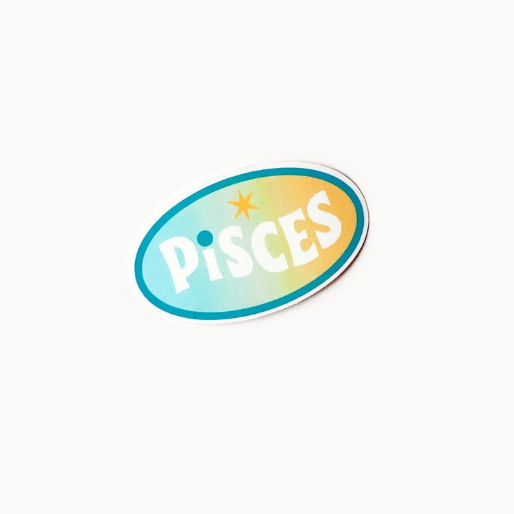 Pisces Clear Sticker