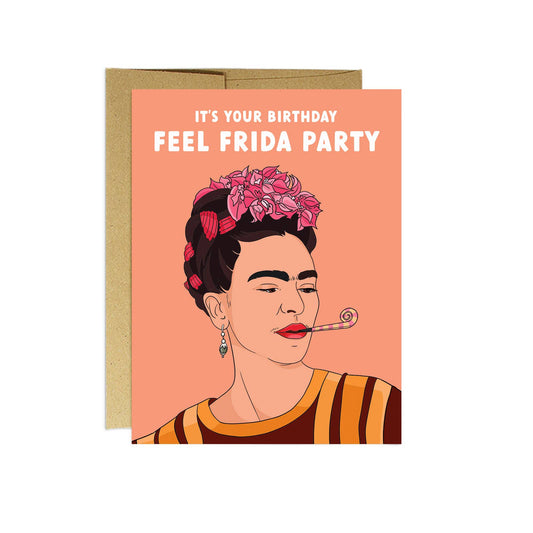 Frida Party Birthday Greeting Card