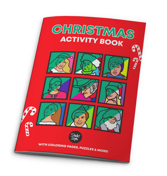 SALE - Christmas Activity Holiday Coloring Book