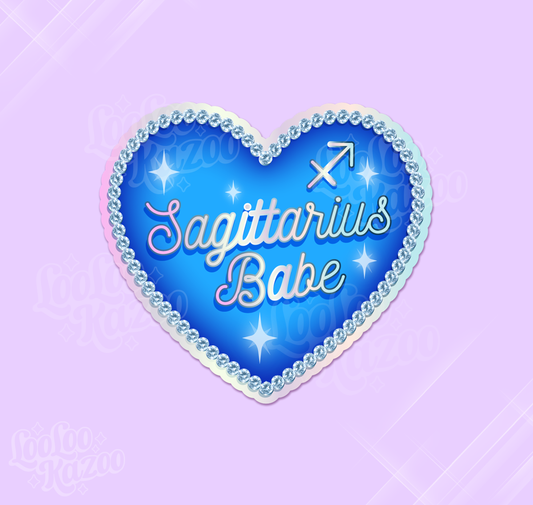 Sagittarius Zodiac Babe Sticker
