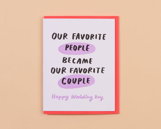 Favorite Couple Greeting Card