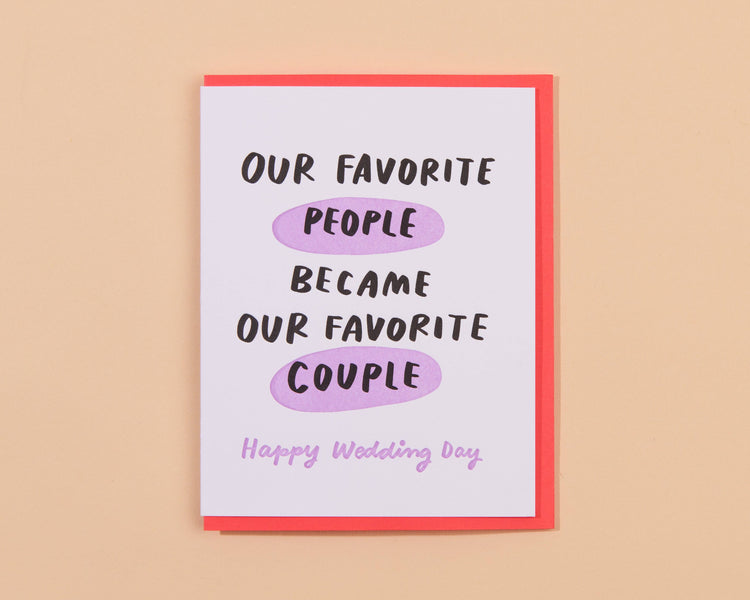 Favorite Couple Greeting Card