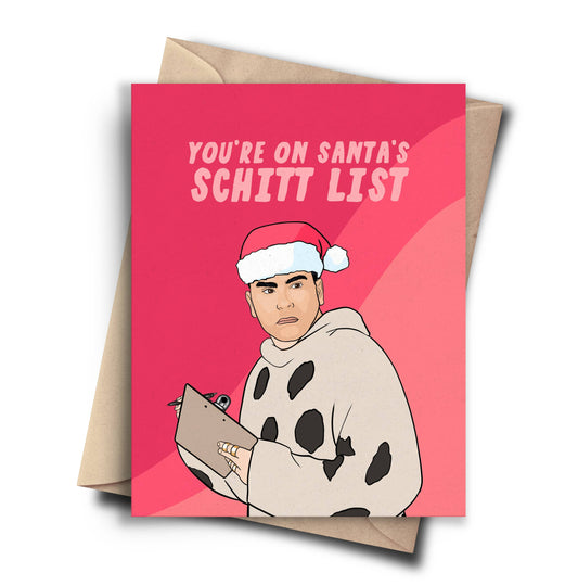 Schitt List Holiday Greeting Card
