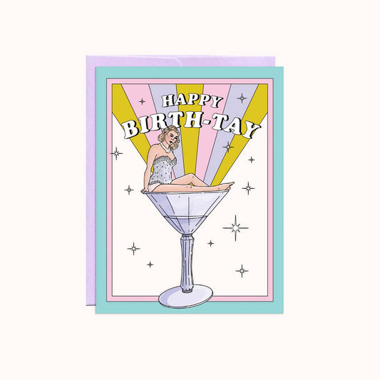 Happy Birth-Tay Birthday Greeting Card