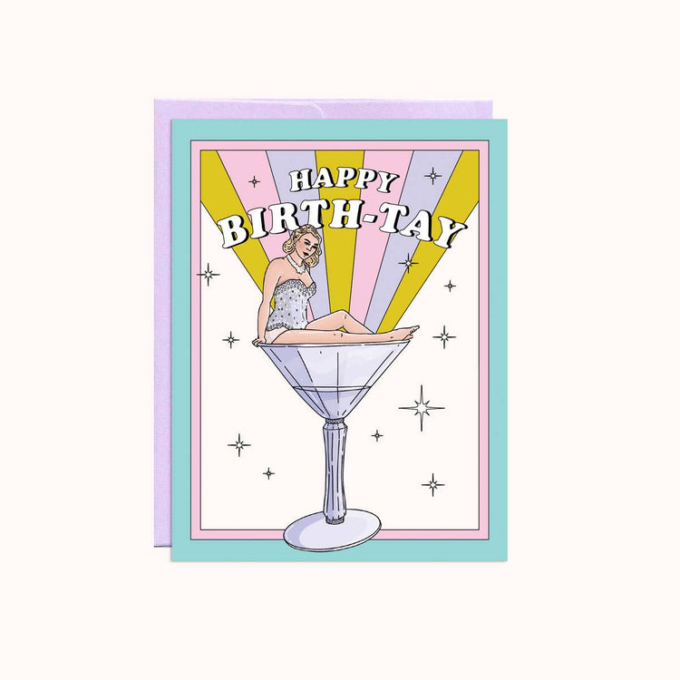 Happy Birth-Tay Birthday Greeting Card